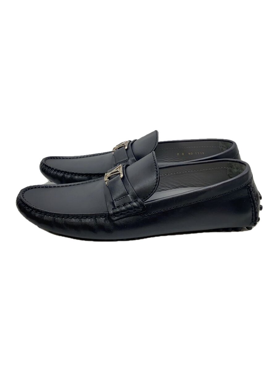 【中古】LOUIS VUITTON◆置き目毛皮/8M/BLK【シューズ】