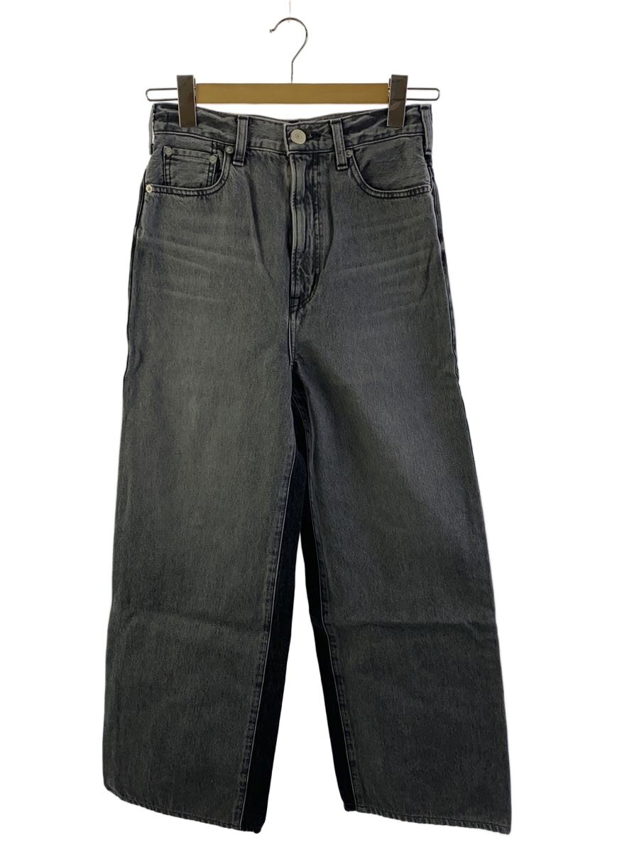 【中古】NEEDBY heritage◆引っ切り無いズボン下/25/ジーンズ/BLK/B8B1006A37BCZ【レディース御召しもの】