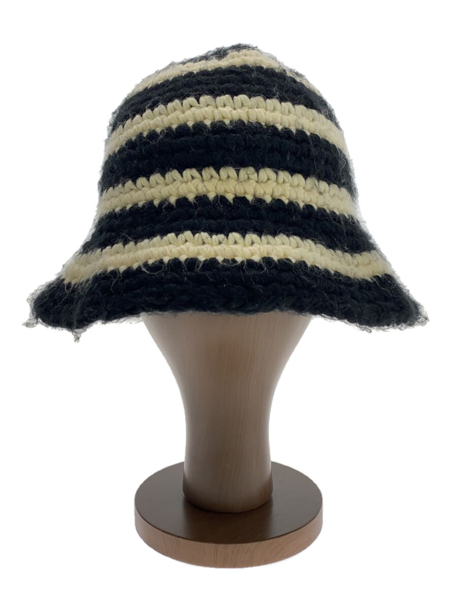【中古】STUSSY◆swirl knit bucket hat/圧砕機かぶり笠/--/アクリル樹脂/BLK/間借り人/メンズ//【服飾雑貨他】