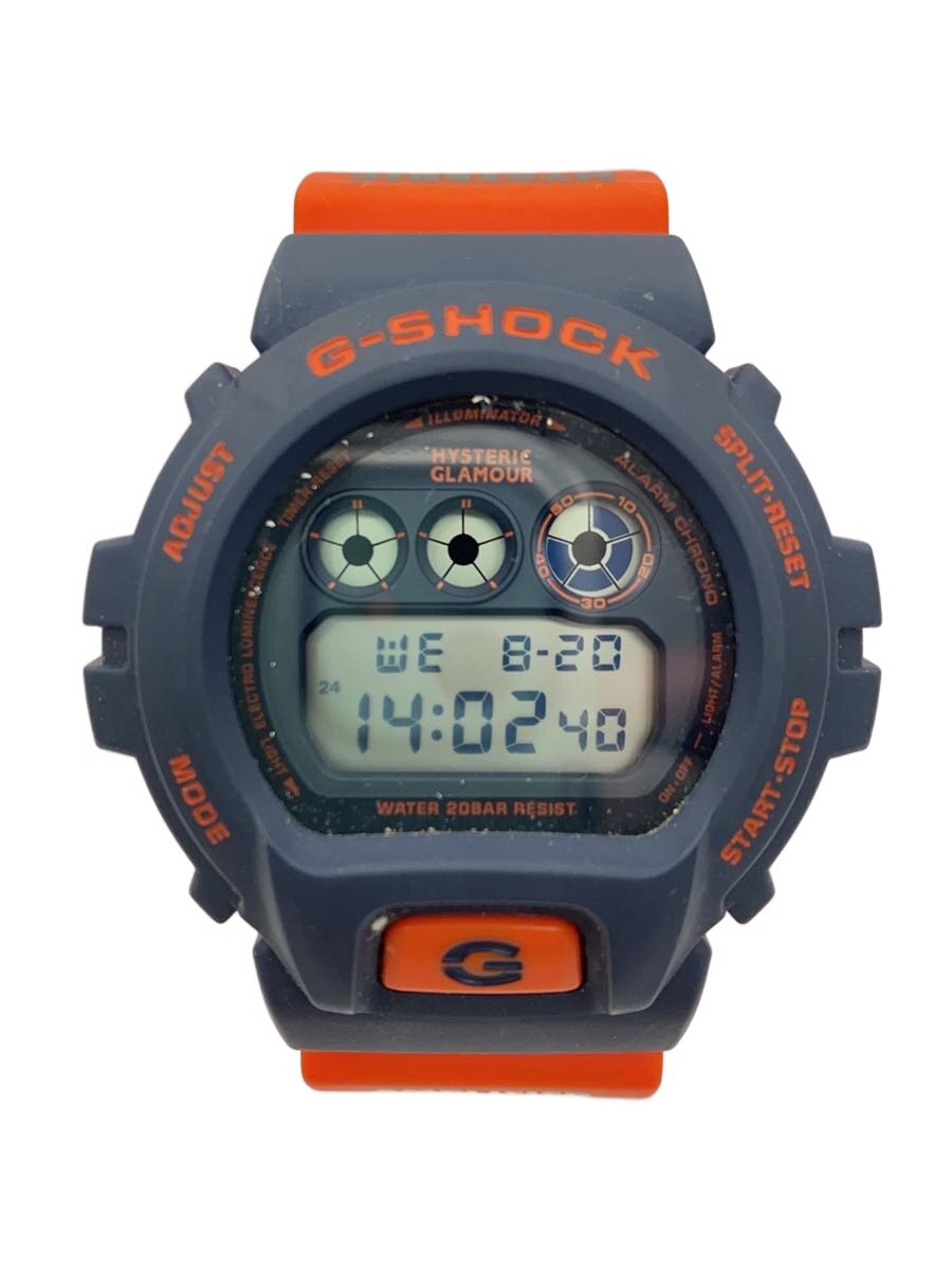 【中古】CASIO◆石英ウオッチ・G-SHOCK/デジタル/天然ゴム/ORN/ORN//【服飾雑貨他】