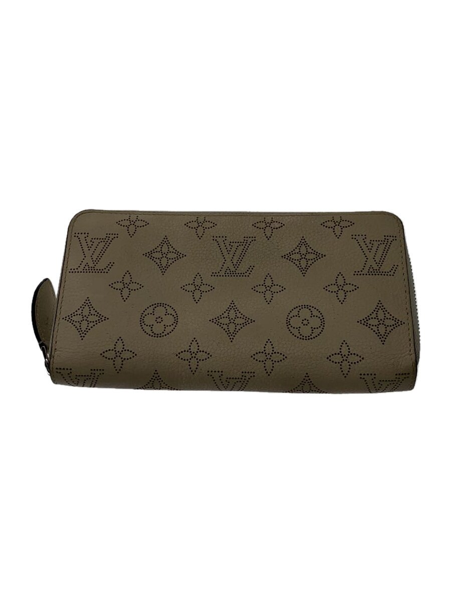 【中古】LOUIS VUITTON◆ジッピー・ウォレット_マヒナ_WHT/牛革/WHT/レディース【服飾雑貨他】