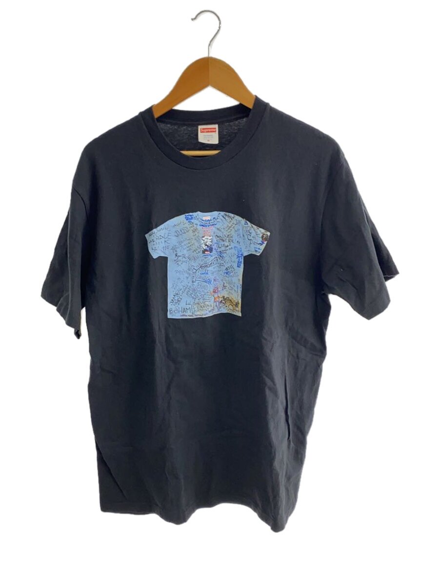 【中古】Supreme◆24SS/30th Anniversary First Tee/プルオーバー/M/綿織物/BLK//【メンズウェア】