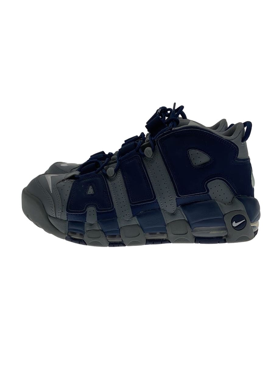 【中古】NIKE◆AIR MORE UPTEMPO 96/COOL GREY/28糎/WHITE-MIDNIGH NAVY【シューズ】