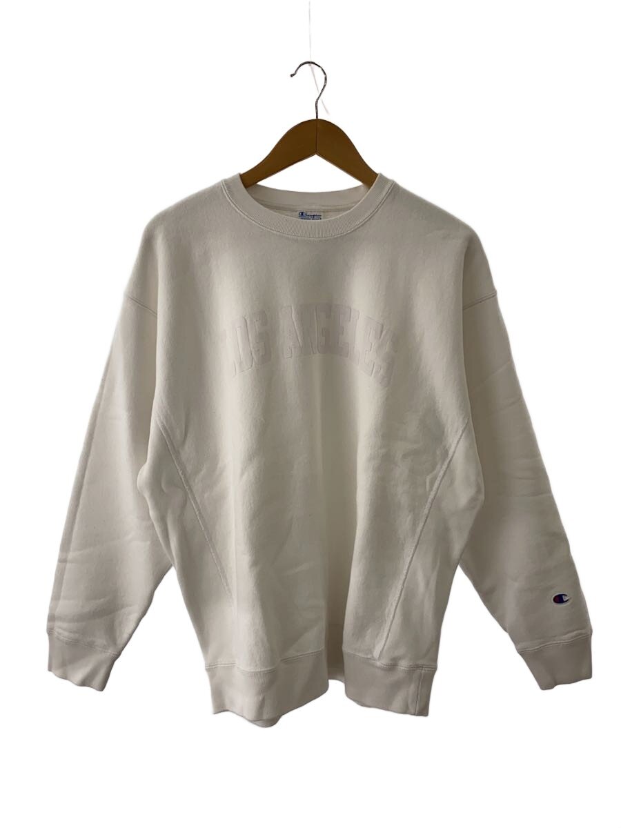 【中古】Champion◆汗水/L/綿織物/WHT/刷り上げる/C8-Y009【メンズウェア】