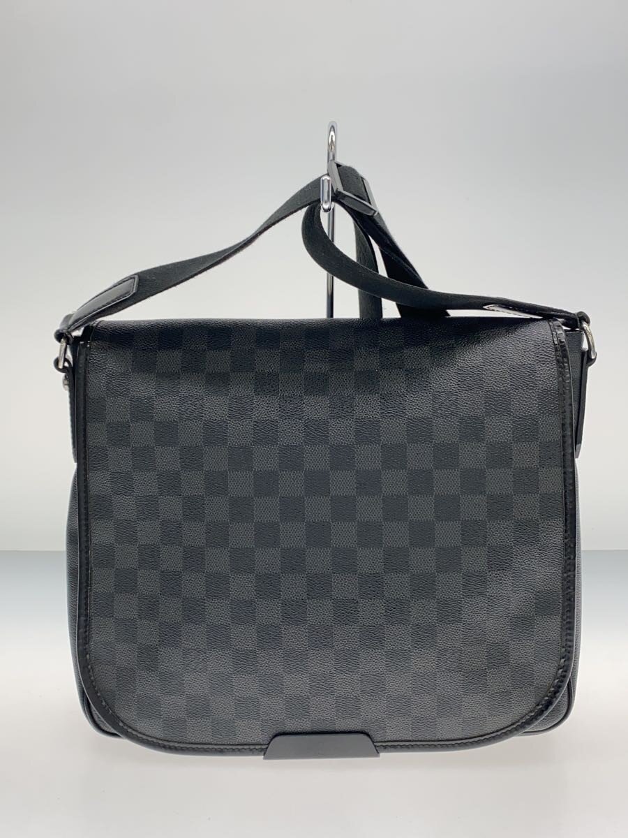 【中古】LOUIS VUITTON◆ダニエルMM_ダミエ・グラフィット/PVC/BLK【御徒面子】