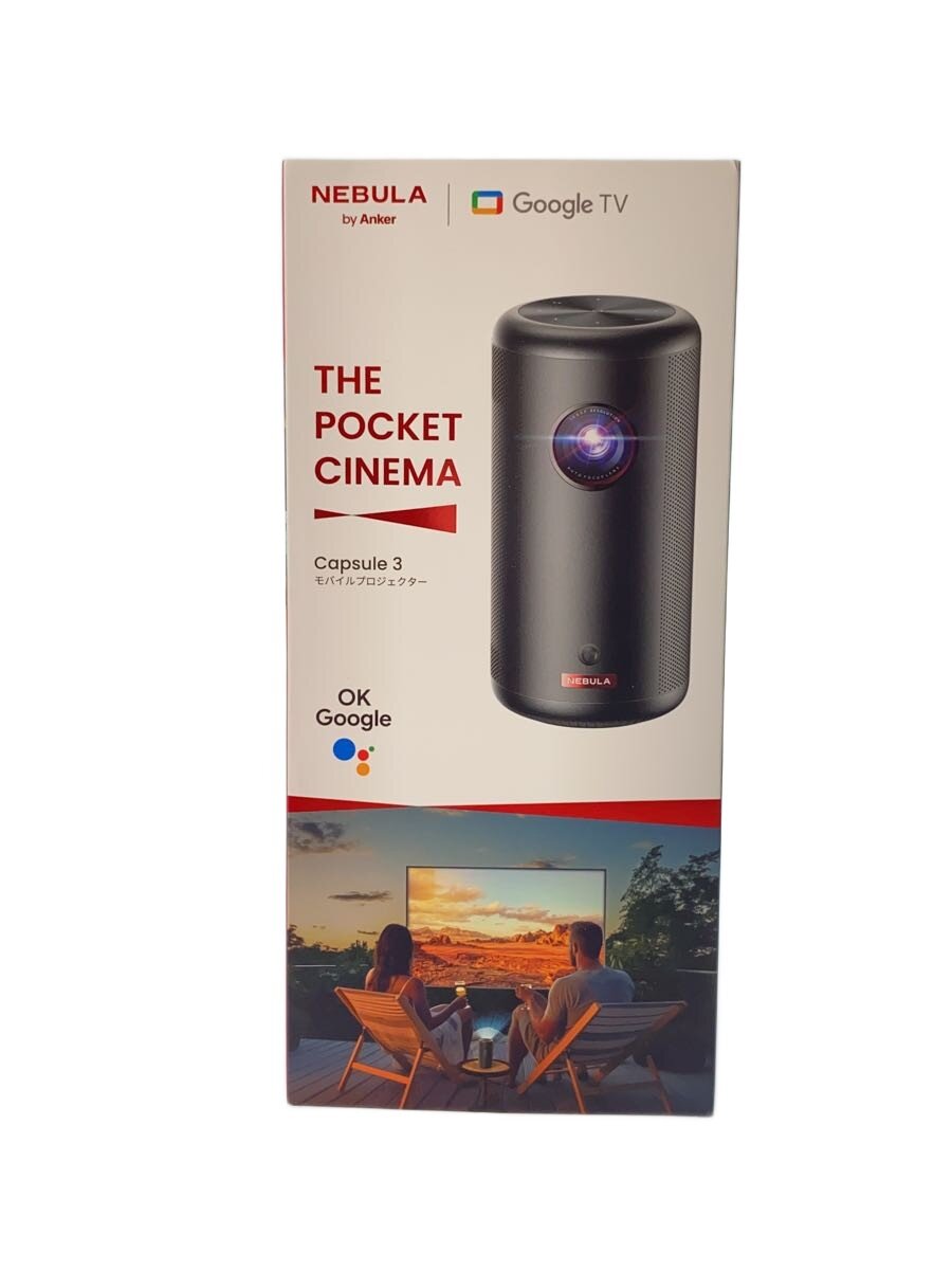【中古】ANKER◆映写機 Nebula Capsule 3 D2425N11//【家電・視覚的・オーディオ】