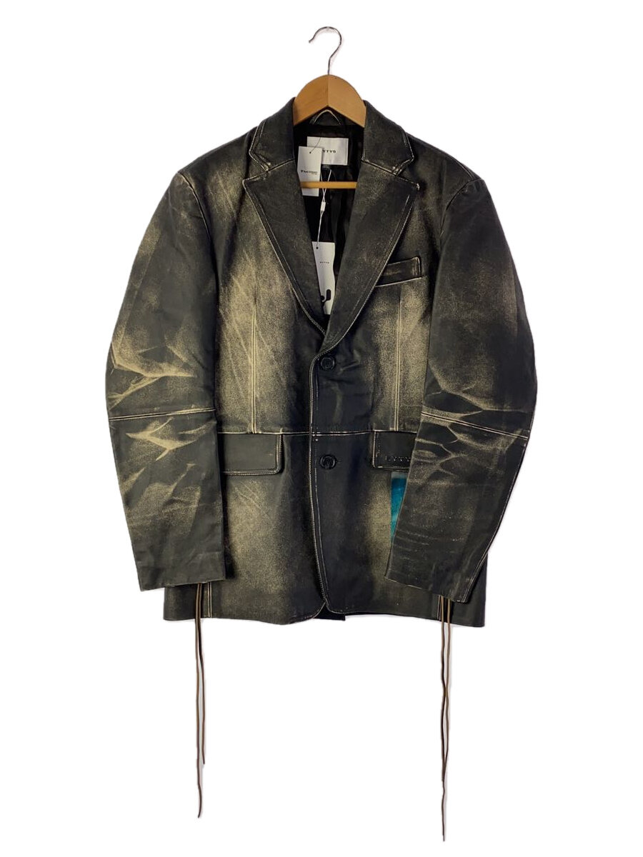 【中古】EYTYS◆CAMERON BRUSED LEATHER JACKET/46/牛革/BLK/A272001//【メンズウェア】｜2ｎｄ STREET 店