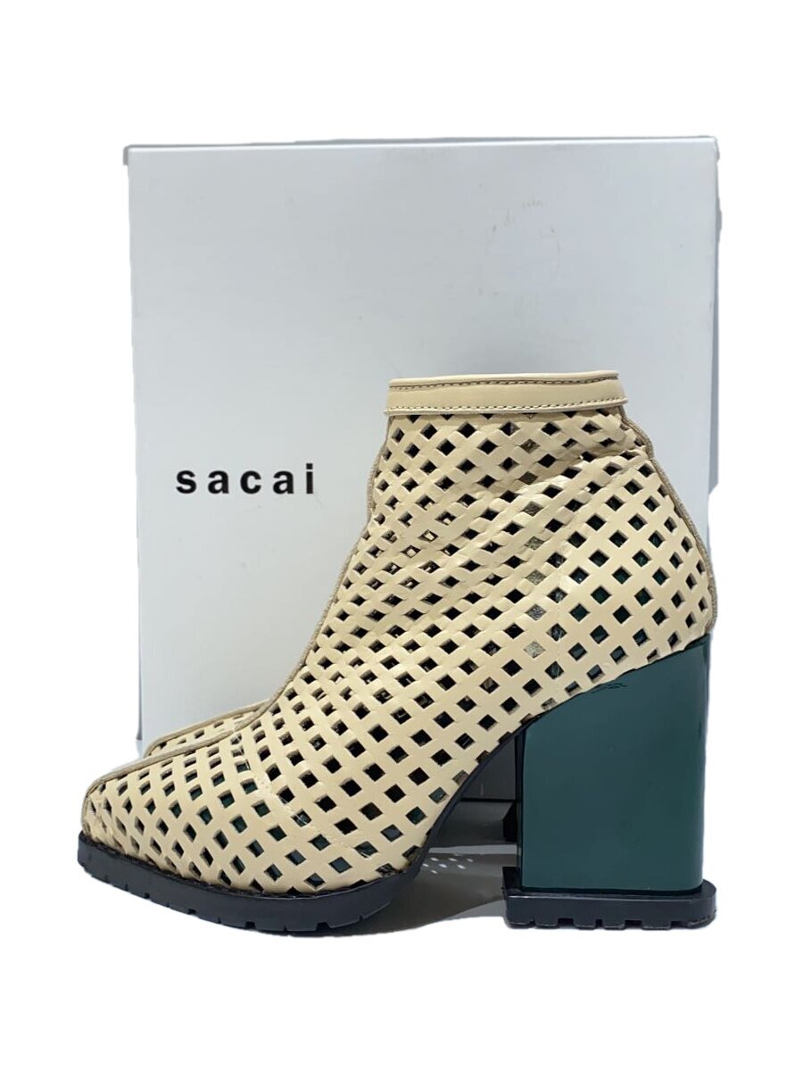 【中古】sacai◆ブーツ/37/BEG/レザー/19-04513【シューズ】｜2ｎｄ STREET 店 8,932円