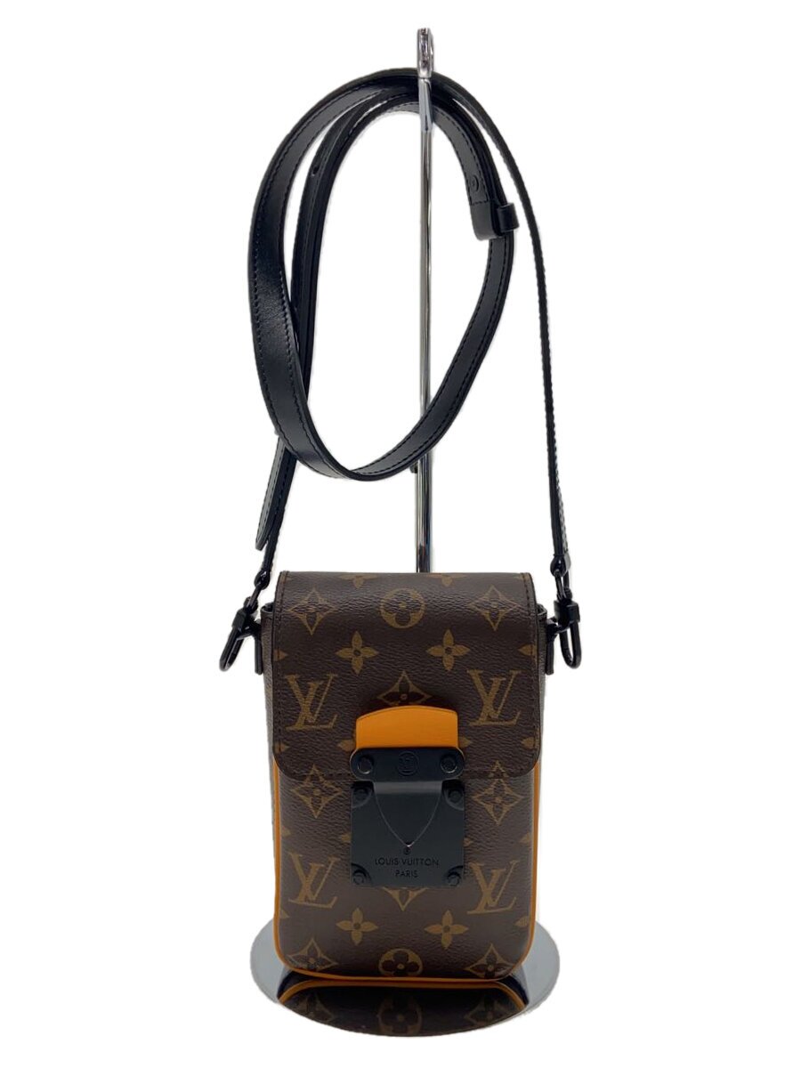 【中古】LOUIS VUITTON◆S鍵を掛ける ヴェルティカル ウェアラブル ウォレット/--/BRW/総柄/M82325//【御徒面子】