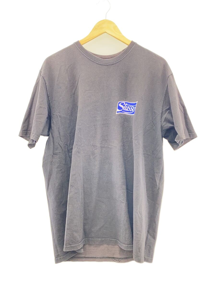 【中古】STUSSY◆プルオーバー/L/綿織物/BLK【メンズウェア】