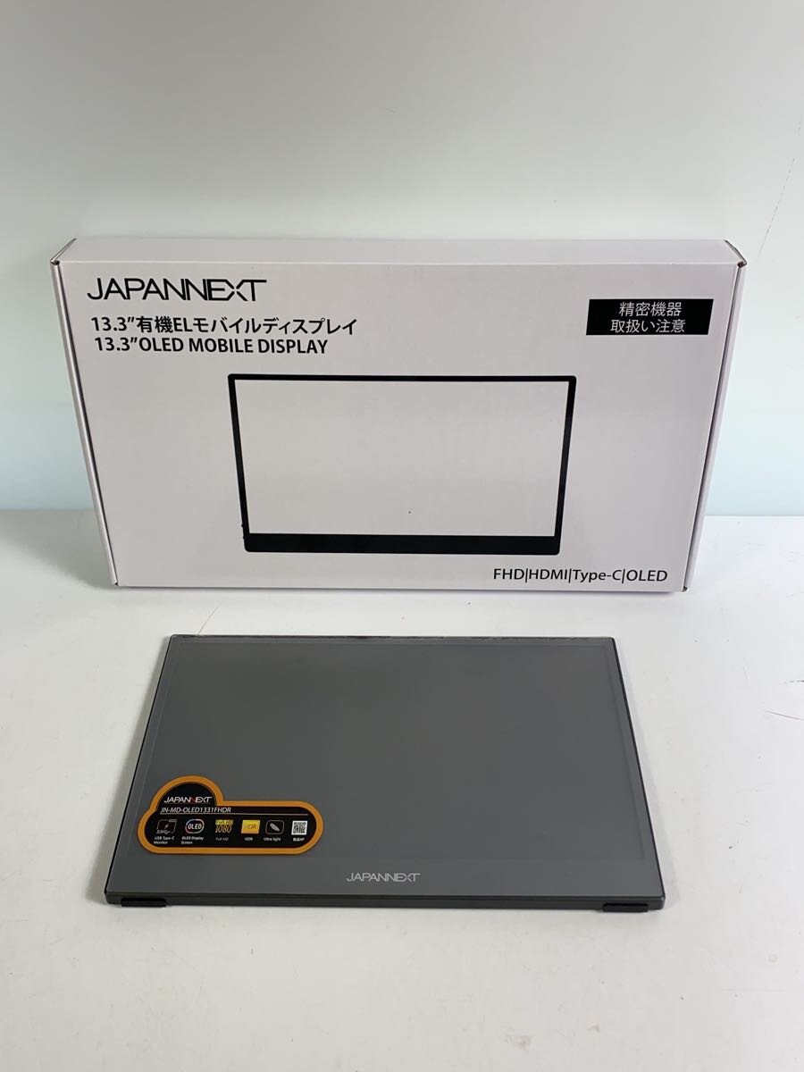 【中古】JAPANNEXT◆PCモニター・液晶ディスプレイ JN-MD-OLED1331FHDR-T//【パソコン】