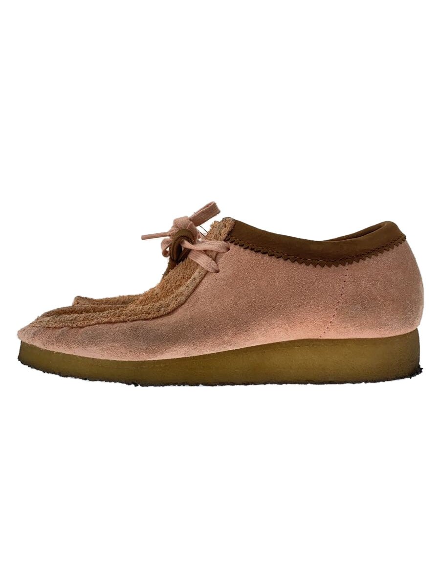 【中古】Clarks◆シューズ/25.5糎/PNK/スウェード【シューズ】