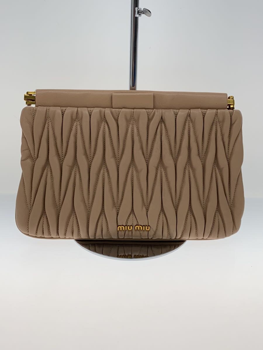 【中古】MIU MIU◆MIU MIU ミュウミュウ クラッチペダル御徒面子/PNK/マテラッセ クラッチペダル【御徒面子】