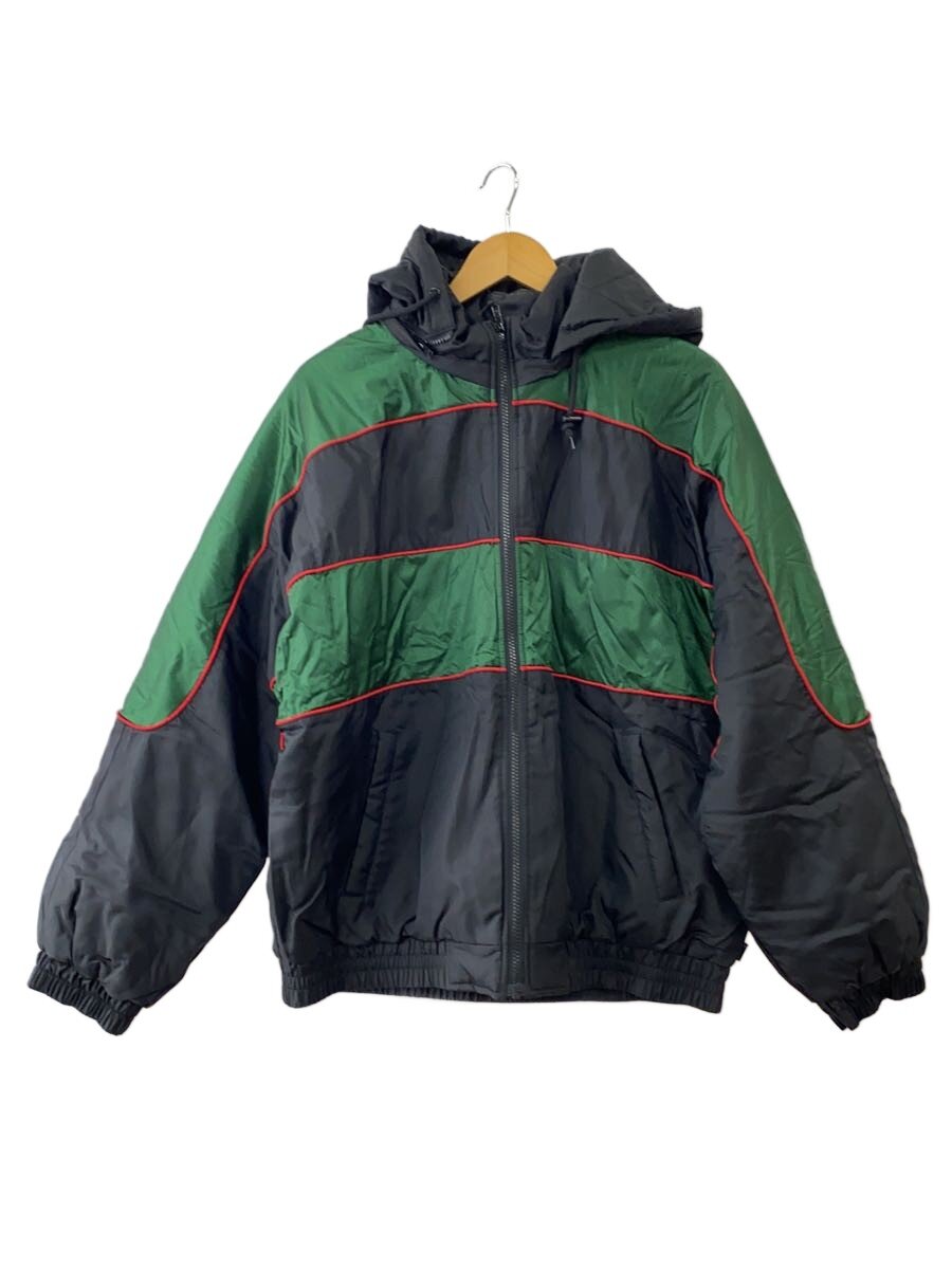 【中古】Supreme◆19AW/Sports Piping Puffy Jacket/Sロゴ/ジャケット/M/ナイロン/ブラック/【メンズウェア】|2nd STREET 店