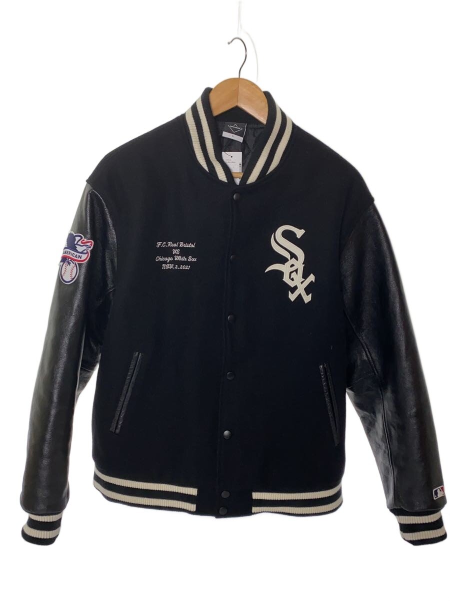 【中古】F.C.R.B.(F.C.Real Bristol)◆MLB STADIUM JACKET/WHITE SOX/L/ウール/BLK/無地/FCRB-212120【メンズウェア】｜2ｎｄ STREET 店 28,195円