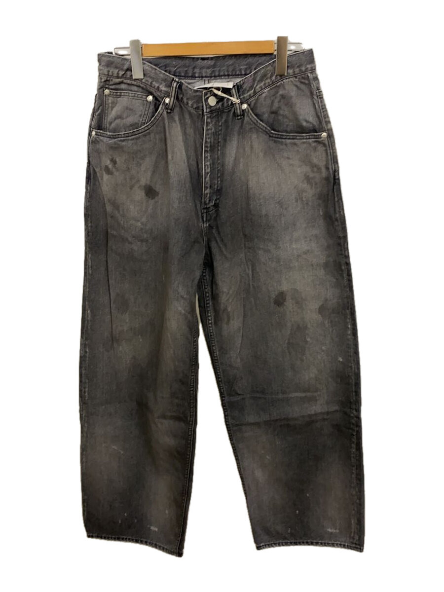 【中古】ANCELLM◆25SS AGING STRAIGHT 5P DENIM PANTS/2/デニム/ブラック/ANC-PT78//【メンズウェア】|2nd STREET 店