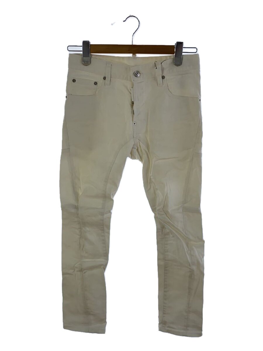 【中古】DSQUARED2◆スキニーパンツ/42/綿織物/WHT/S74LB0171//【レディース御召しもの】