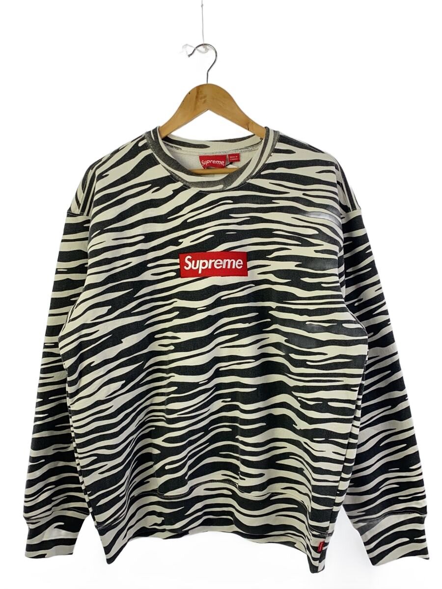 【中古】Supreme◆スウェット/L/コットン/WHT/BLK/アニマル【メンズウェア】|2nd STREET 店