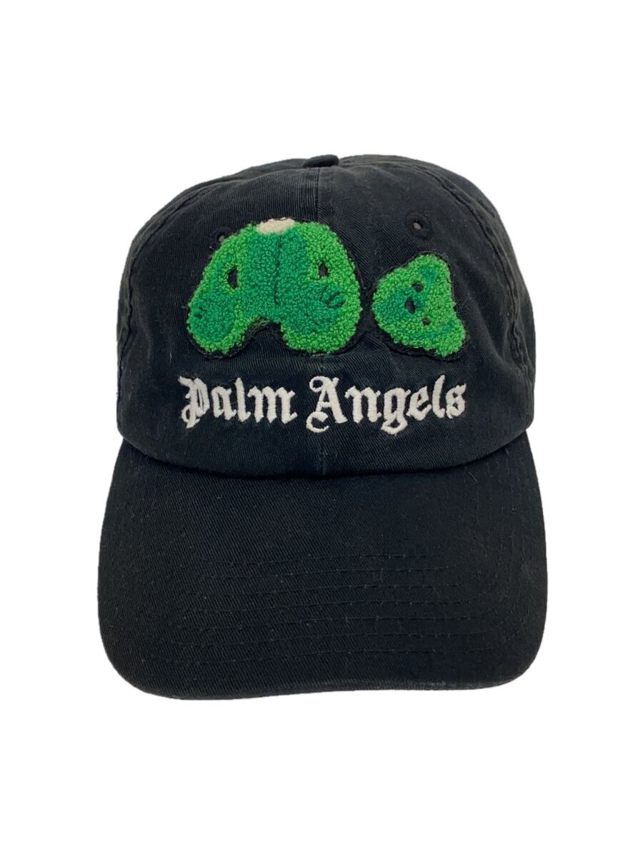 【中古】Palm Angels◆鳥打ち帽/S/綿織物/BLK/メンズ/PMLB009F19224003【服飾雑貨他】