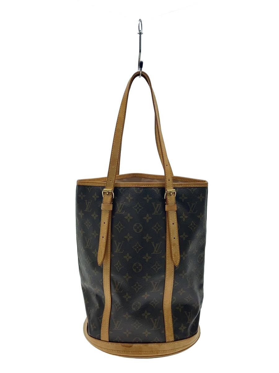 【中古】LOUIS VUITTON◆バケットGM_モノグラム・キャンバス/PVC/BRW【バッグ】|2nd STREET 店