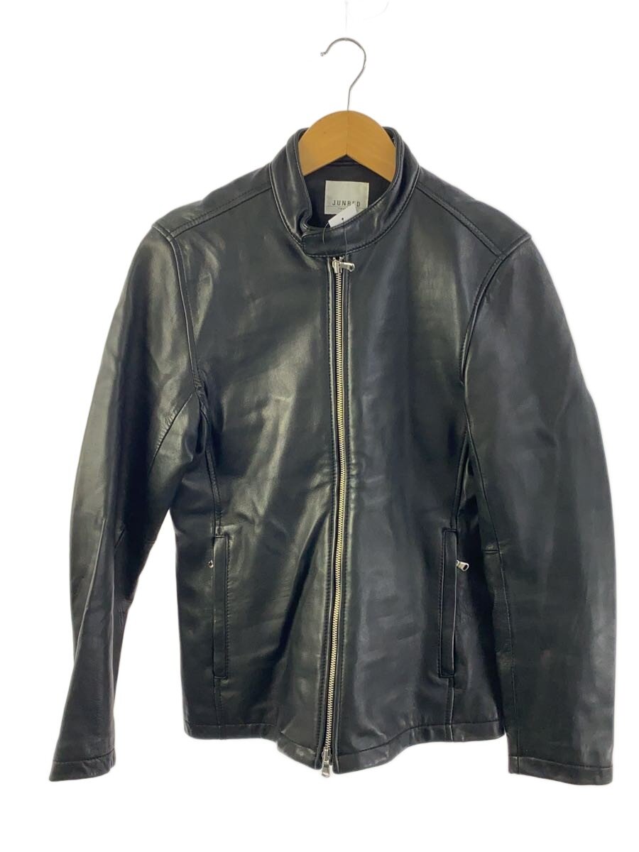 【中古】JUNRed◆レザージャケット・ブルゾン/M/レザー/BLK/無地/ANL-6606-B【メンズウェア】|2nd STREET 店
