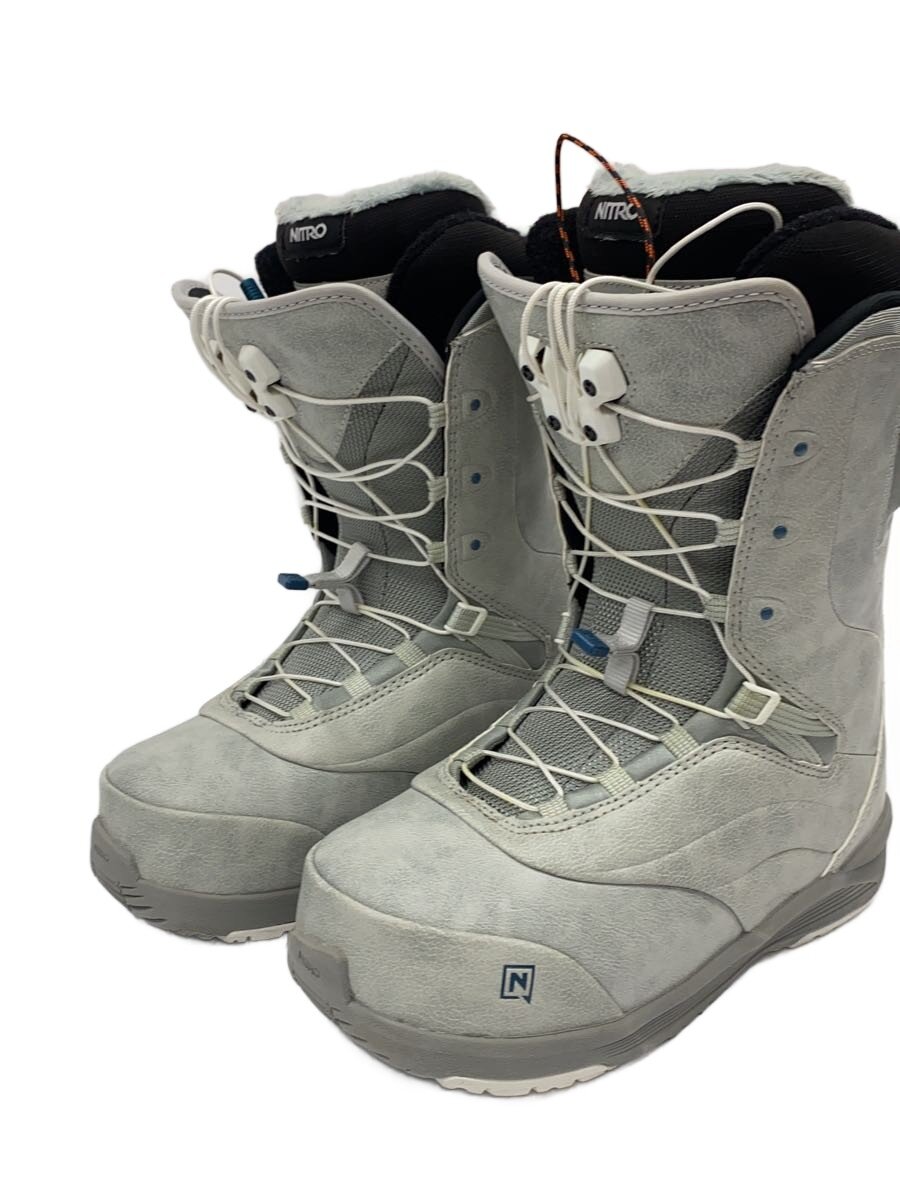 【中古】NITRO◆スノーボードブーツ/26.5cm/クイックレーシング/GRY/CROWN TLS【スポーツ】