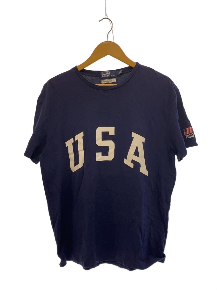 【中古】POLO RALPH LAUREN◆プルオーバー/M/綿織物/NVY//【メンズウェア】