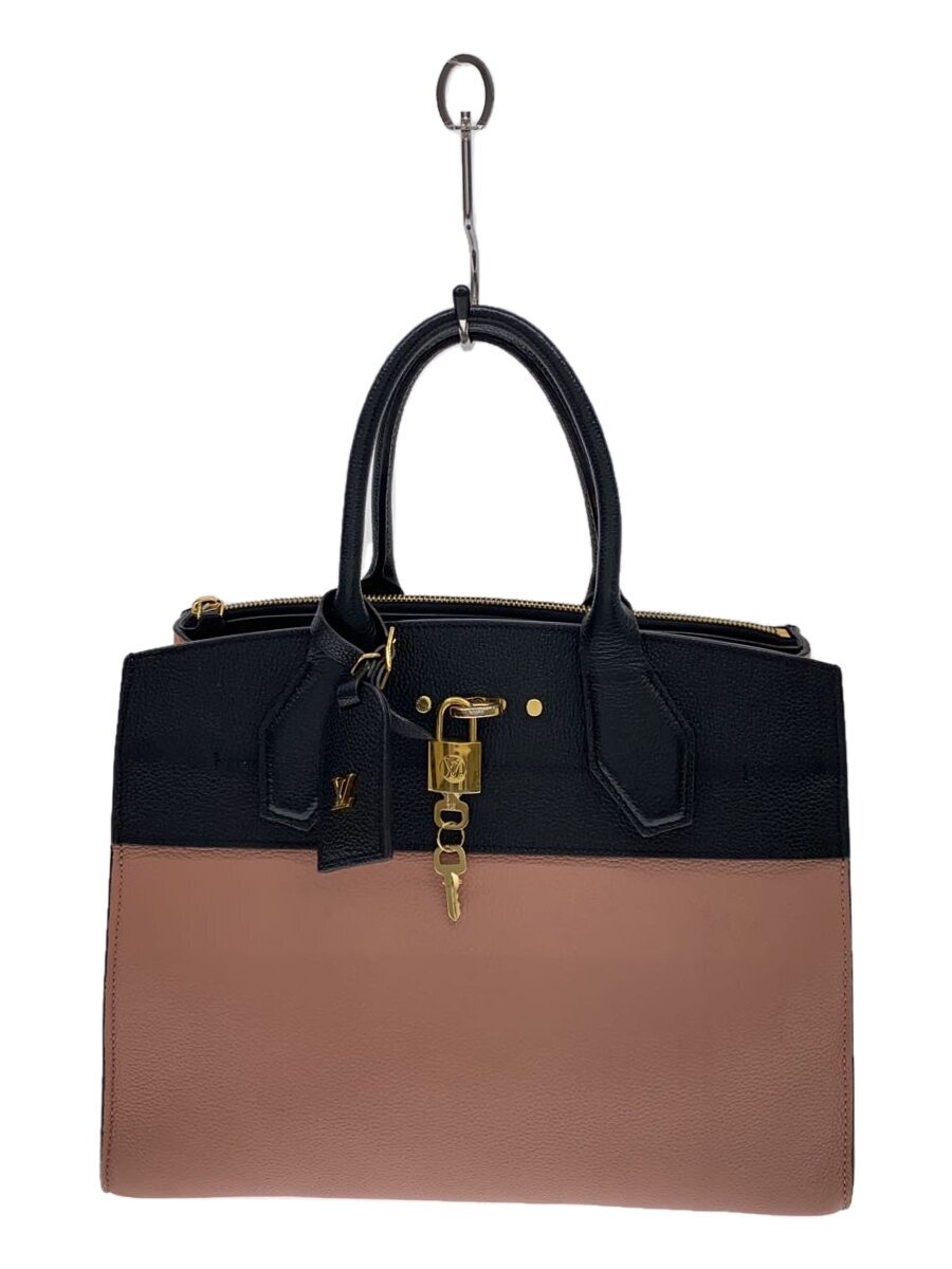 【中古】LOUIS VUITTON◆シティ・スティーマーPM_トリヨン/牛革/ピンク/バイカラー/ハンドバッグ/2way【バッグ】｜2ｎｄ STREET 店