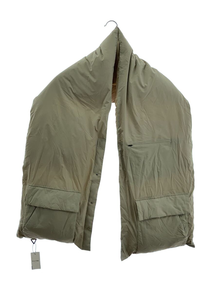 【中古】A＋TOKYO◆PERTEX/700フィルパワーストールダウンベスト/えり巻き/ナイロン/BEG/メンズ/251456001【服飾雑貨他】