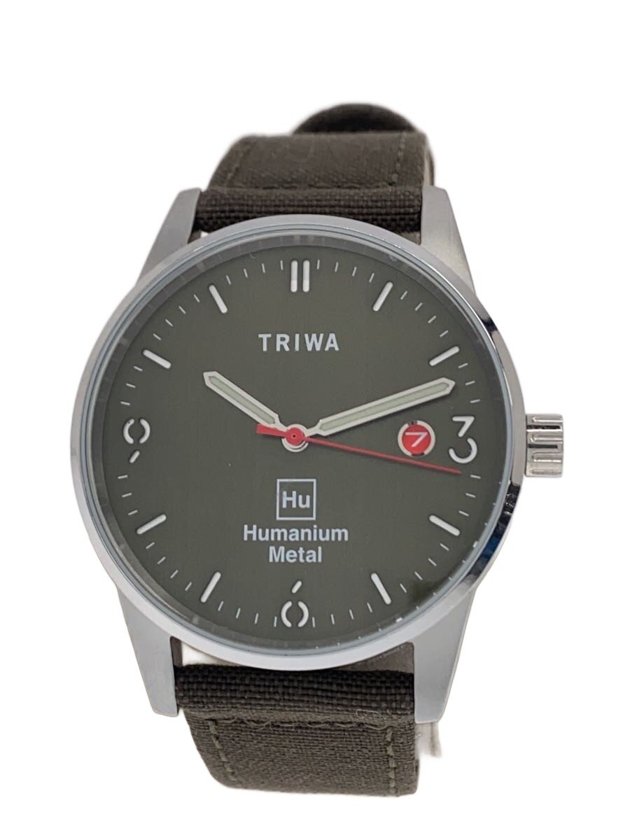 【中古】TRIWA◆石英ウオッチ/アナログ/--/KHK/KHK/SS/HU39GR/? NULL ?//【服飾雑貨他】