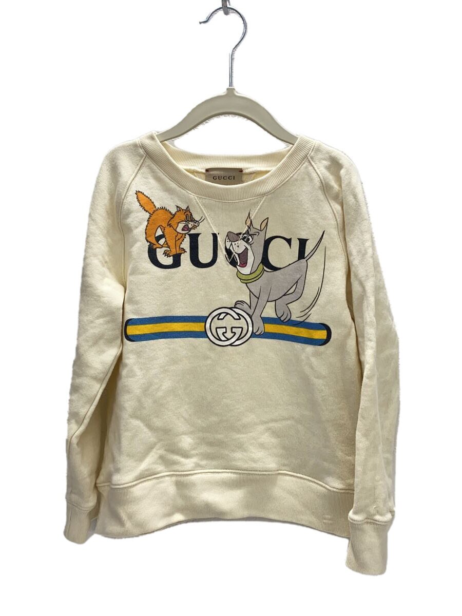 【中古】GUCCI◆汗水/130糎/綿織物/CRM【キッズ】