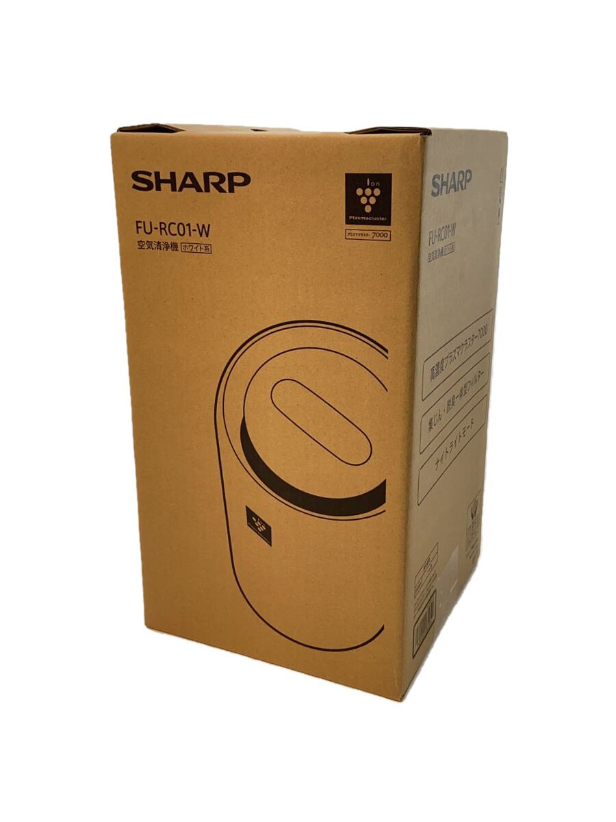 【中古】SHARP◆空気清浄機 FU-RC01-W/シャープ/白/ホワイト/高濃度プラズマクラスター/2023年【家電・ビジュアル・オーディオ】