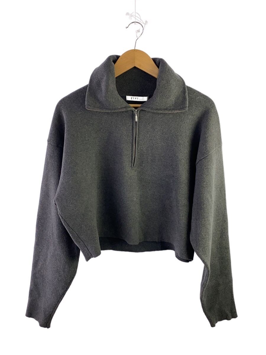 【中古】ETRE TOKYO◆ニット・セーター(薄手)/FREE/コットン/GRY【レディースウェア】|2nd STREET 店