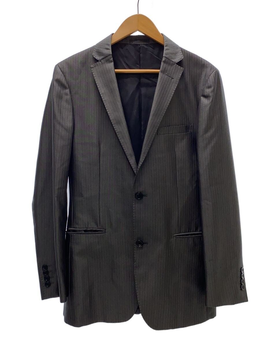 【中古】BURBERRY BLACK LABEL◆背広/LL/ポリエステル/BLK/無地/bme02-301-06【メンズウェア】