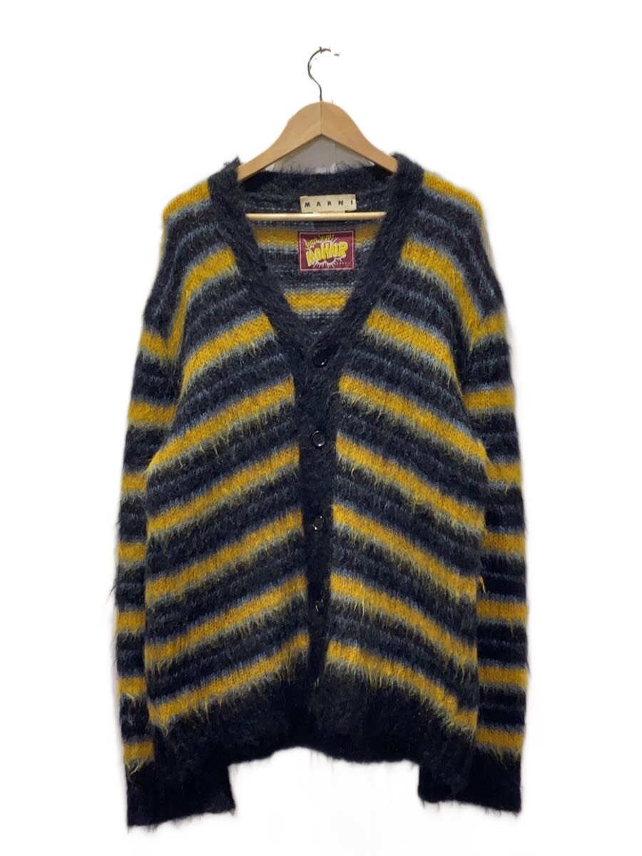 【中古】MARNI◆21AW/モヘヤジレー/ジレー(朦々たる)/46/モヘヤ/NVY/間借り人/CDMG0051Q0【メンズウェア】