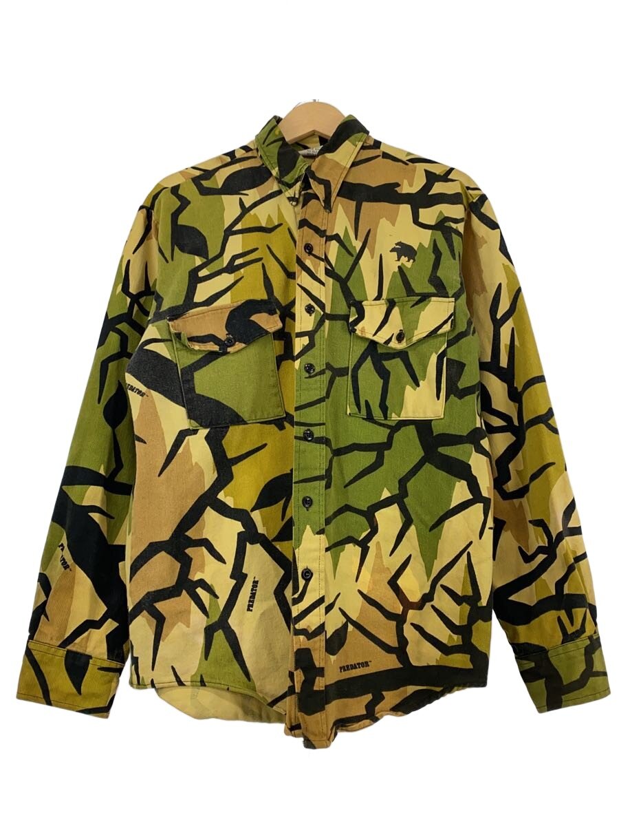 【中古】90s/PREDATOR CAMOUFLAG/長袖プルオーバー/プレデターカモ/USA製/M【メンズウェア】