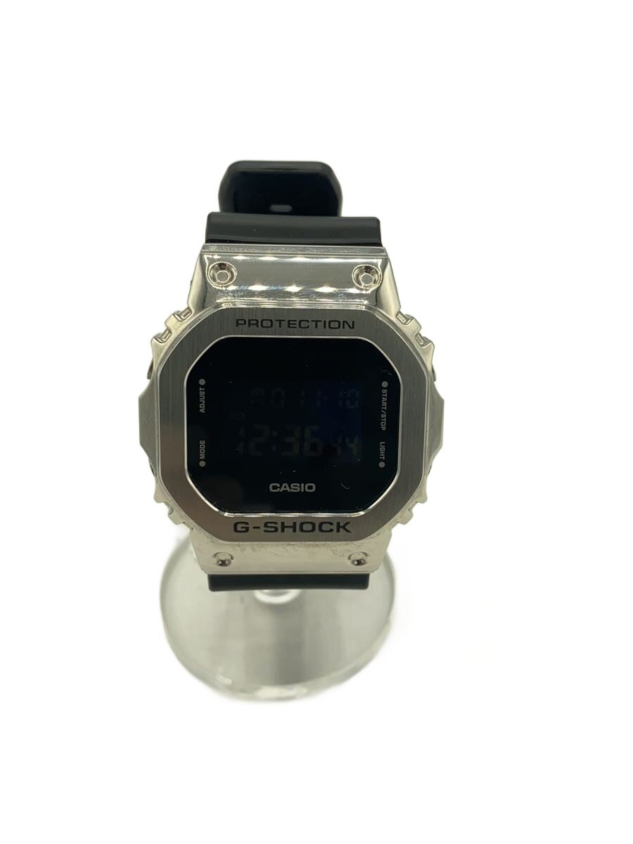 【中古】CASIO◆ウオッチ/デジタル/天然ゴム/BLK/BLK/SS/GM-5600U【服飾雑貨他】