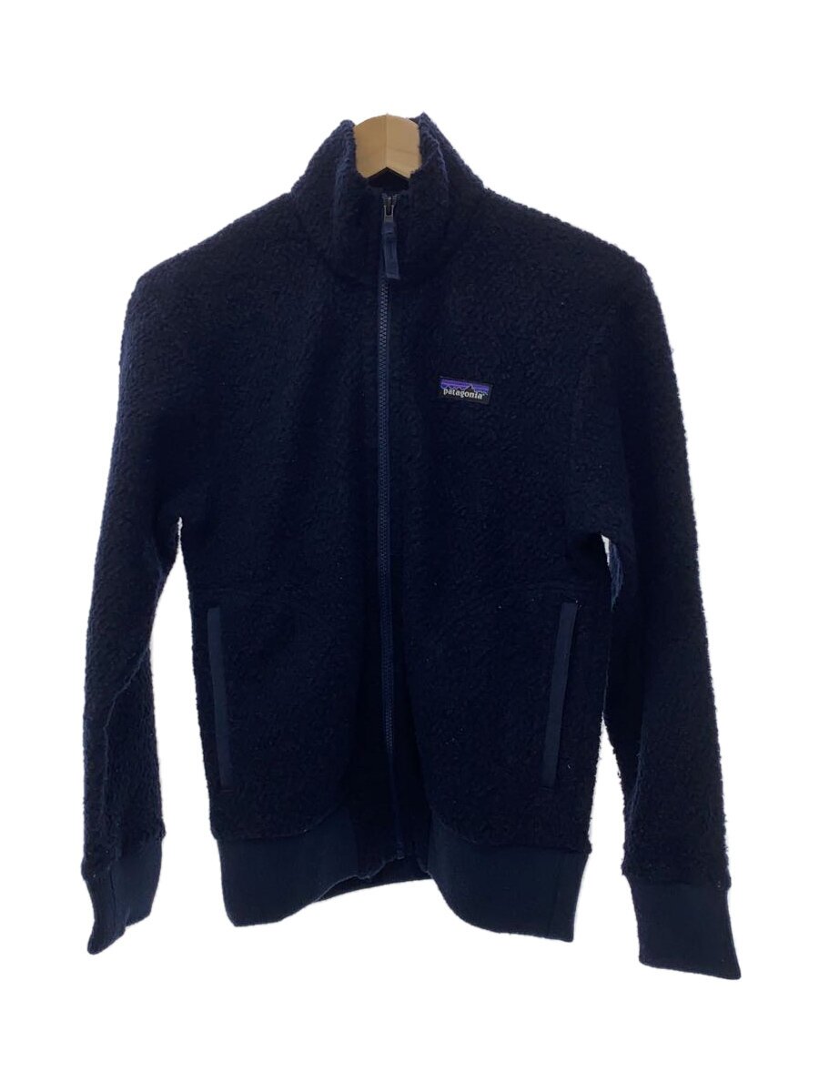 【中古】patagonia◆Woolyester Fleece Jacket/米国海軍/フリースジャケット/無地/XXS【メンズウェア】