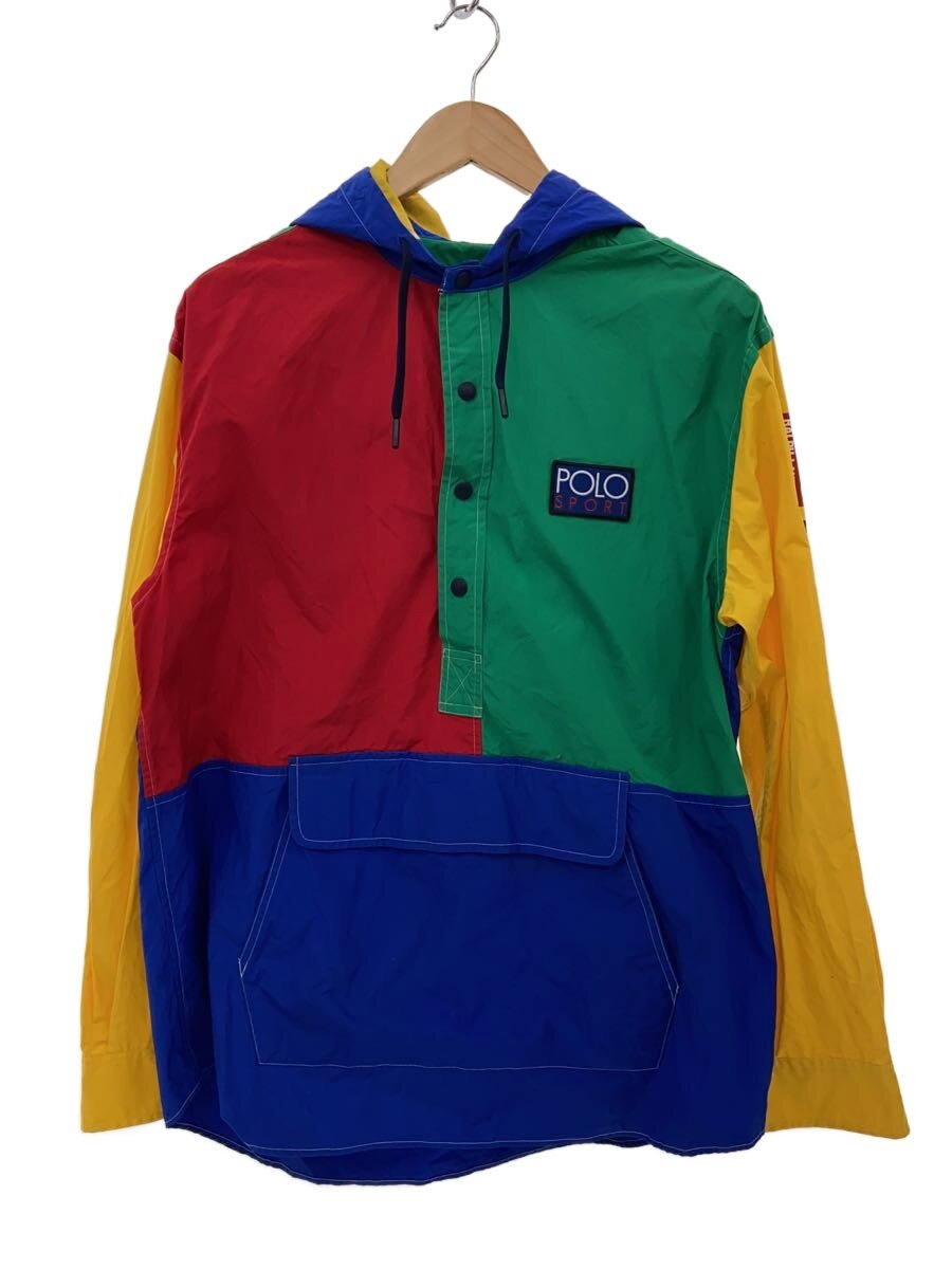【中古】POLO RALPH LAUREN◆上衣/M/綿織物/マルチ色合い【メンズウェア】
