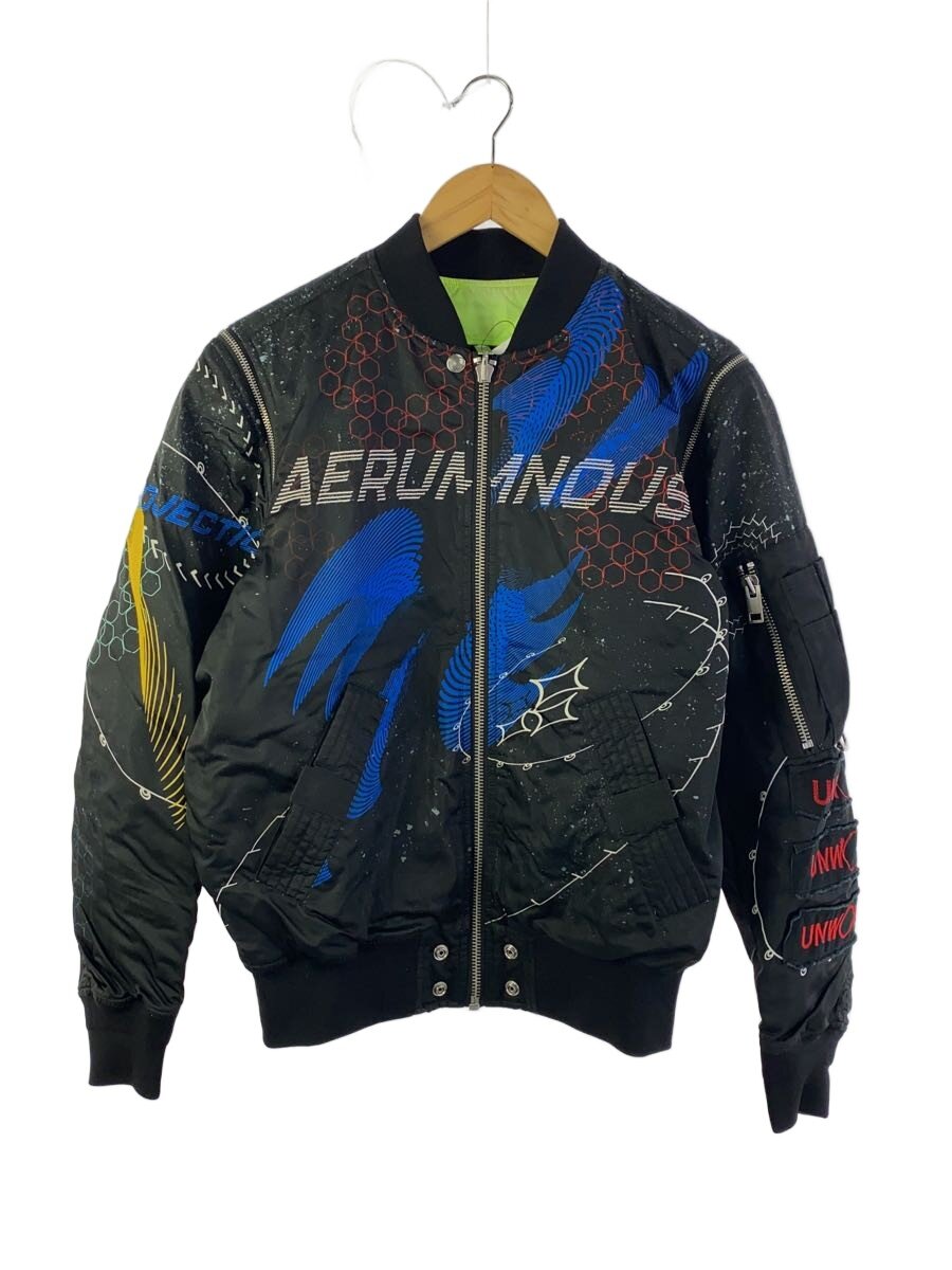 【中古】DIESEL◆上衣/XS/ポリエステル/BLK/総柄/A00099-J-DWIGHT-0KAYF【メンズウェア】