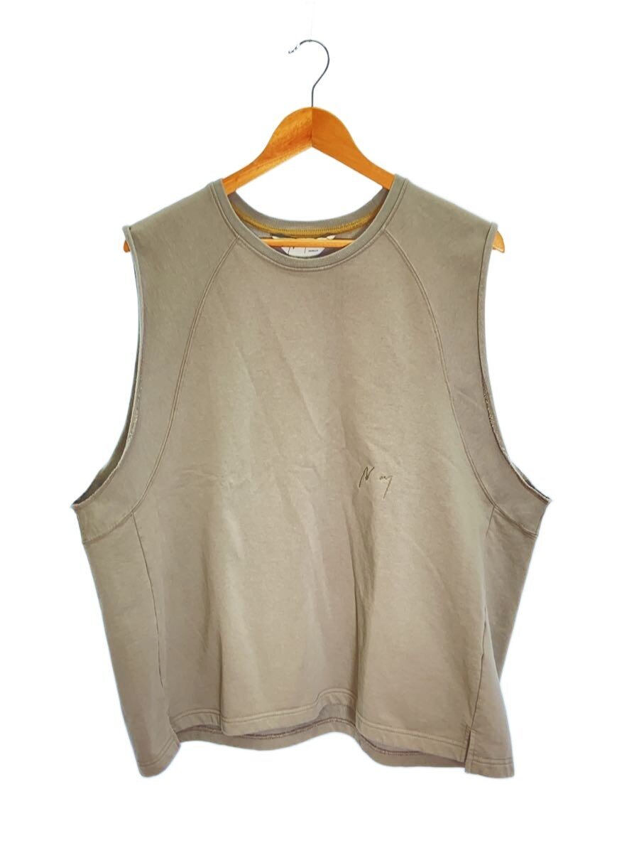【中古】ANCELLM◆FADED SLEEVELESS T-SHIRT/貯蔵タンクいの一番/1/綿織物/薄墨色/無地/ANC-CT142【メンズウェア】