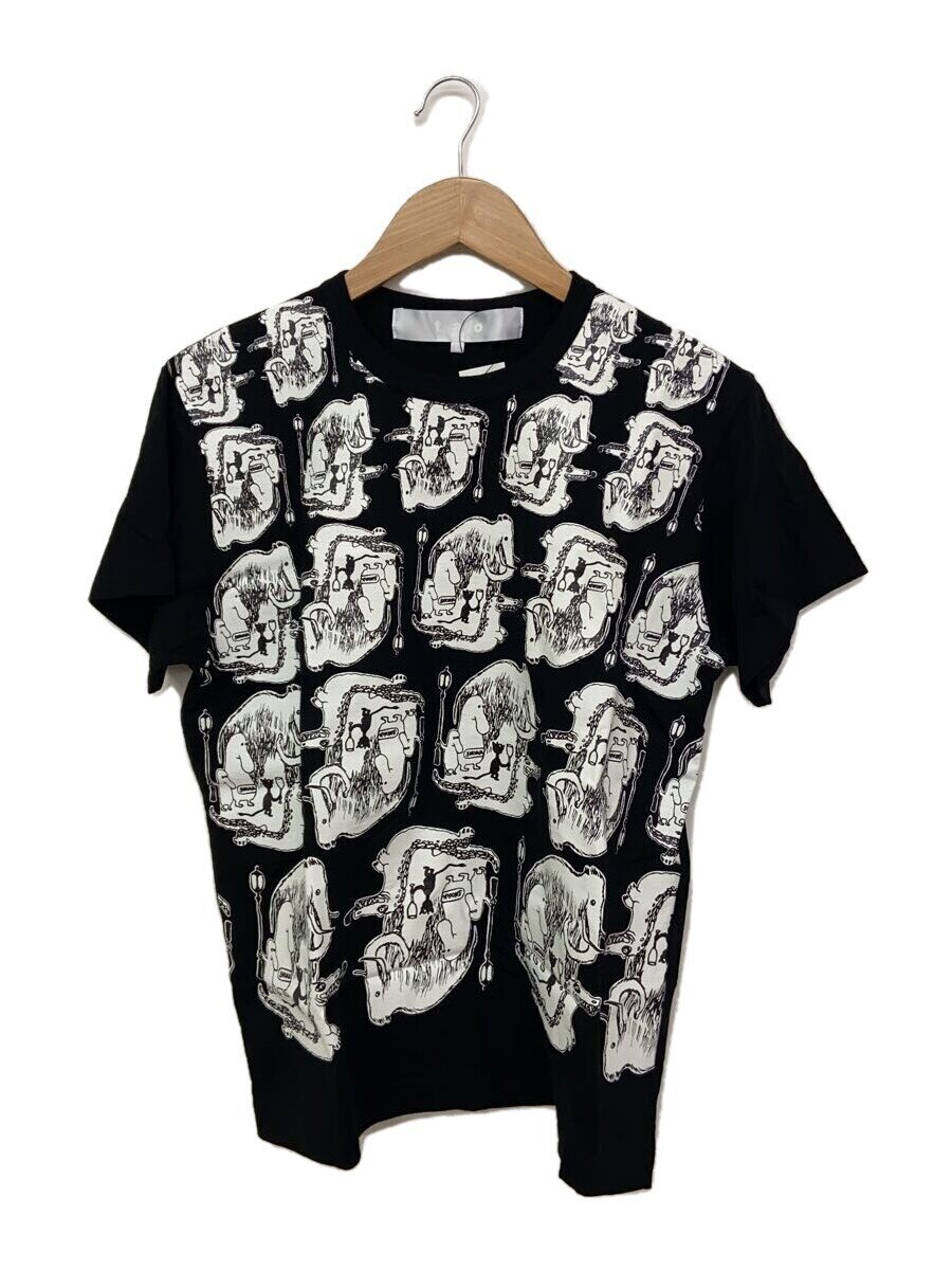 【中古】Tao COMME des GARCONS◆ティーシャツ/L/綿織物/BLK/TO-T009/AD2024/綿天竺プリントカットソー//【レディース御召しもの】