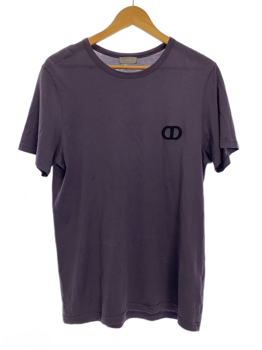 【中古】Christian Dior◆Icon Tシャツ/ロゴ刺繍/フロント部数か所シミ有/L/コットン/PUP/013J600A0589//【メンズウェア】｜2ｎｄ STREET 店