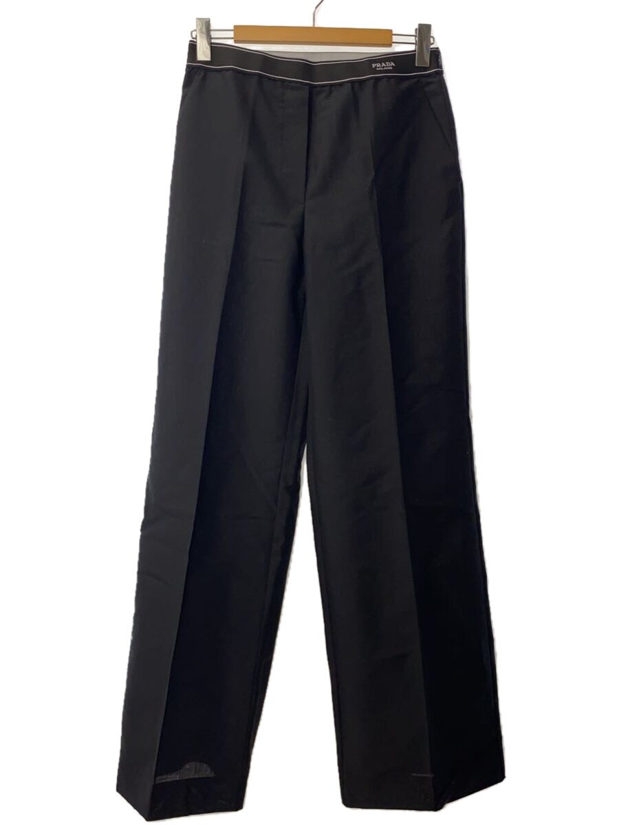 【中古】PRADA◆スラックスパンツ/42/モヘア/BLK/無地/P298F S221 1IEA/モヘア60/ウール40/2021年//【メンズウェア】|2nd STREET 店