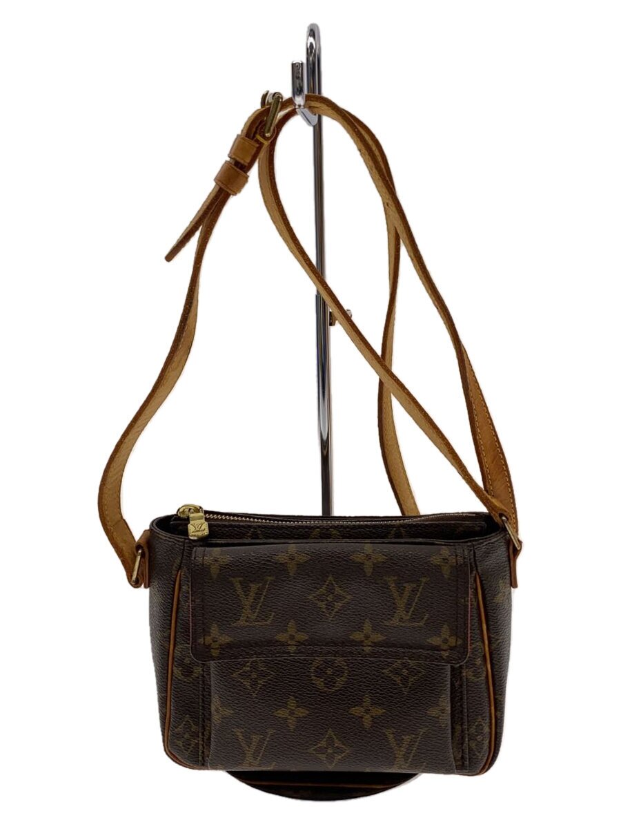 【中古】LOUIS VUITTON◆ヴィバ・シテPM_モノグラム・帆布/PVC/BRW【御徒面子】