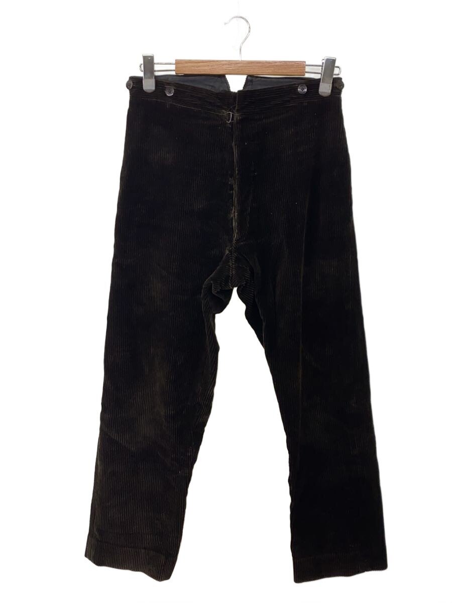 【中古】EURO VINTAGE◆French Work/推定30S-40S/コーデュロイパンツ/サスペンダーボタン/ボタン欠損有【メンズウェア】｜2ｎｄ STREET 店
