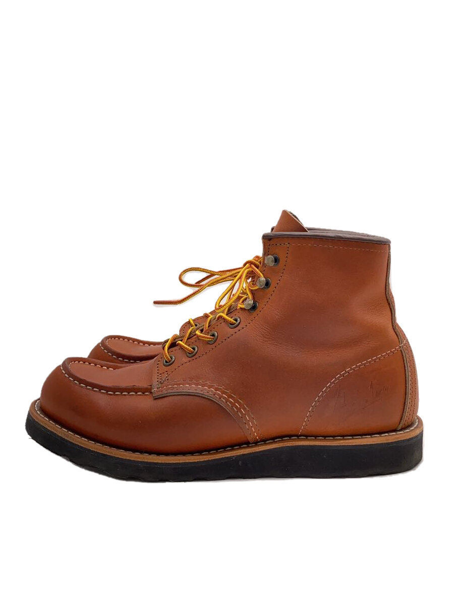 【中古】RED WING◆レースアップブーツ/26.5珊/BRW/なめし革【シューズ】