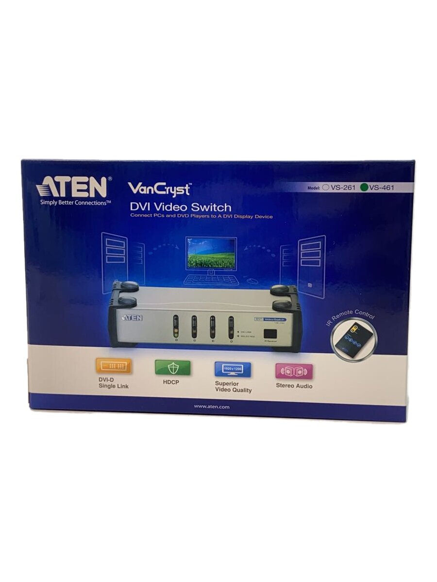 【中古】ATEN/パソコン周辺機器/シングルリンク/スイッチャー/DVI【パソコン】