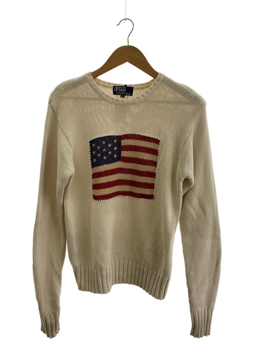 【中古】POLO RALPH LAUREN◆ニット・セーター(薄手)/--/コットン/IVO【レディースウェア】｜2ｎｄ STREET 店