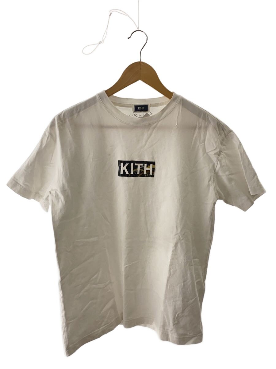 【中古】KITH◆24SS/Pray For Noto Tee/プルオーバー/S/綿織物/白いこと/白/刷り上げる【メンズウェア】